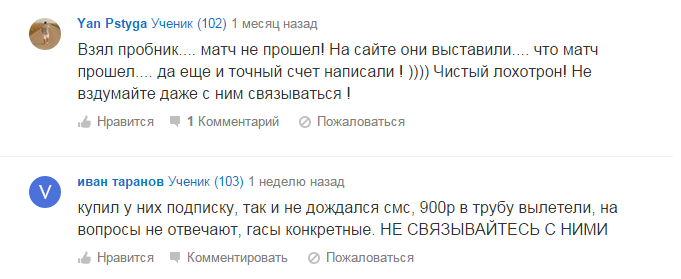 Отрицательный отзыв о мошенническом сайте proverkadogov.ru №3
